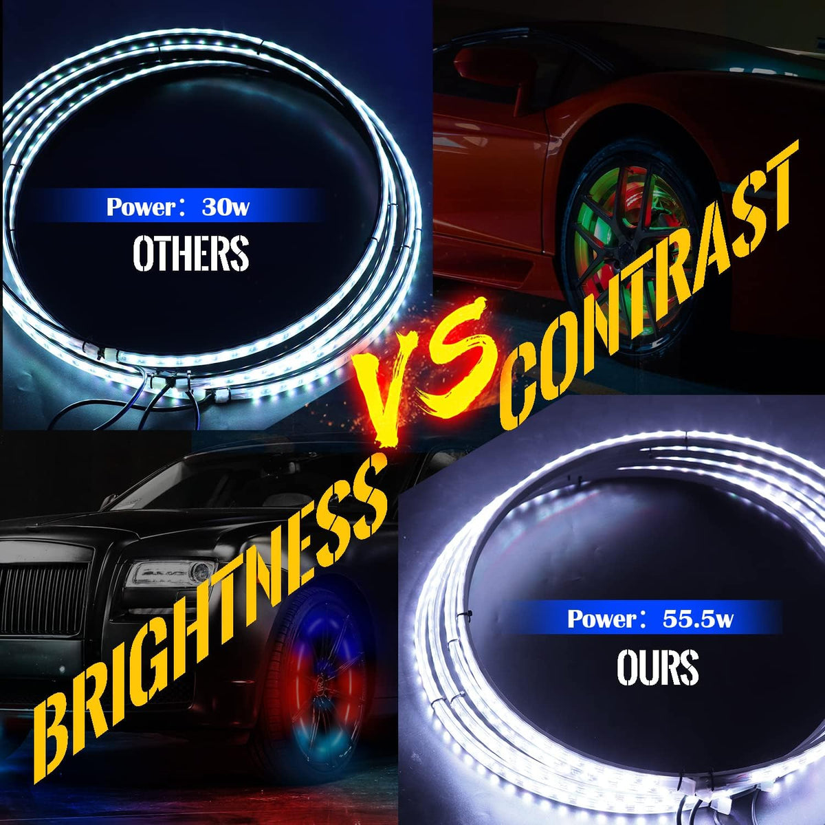 17inch Single Row Wheel Ring Light Kit -4PCS X654