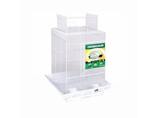 White Play Top Bird Cage Z47235
