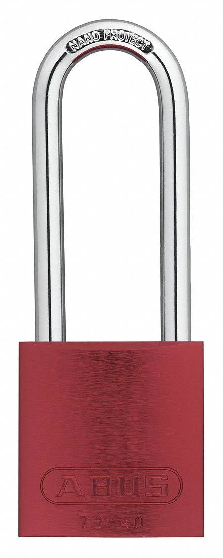 Keyed Padlock, 1-1/2x22w, pk6 I3852
