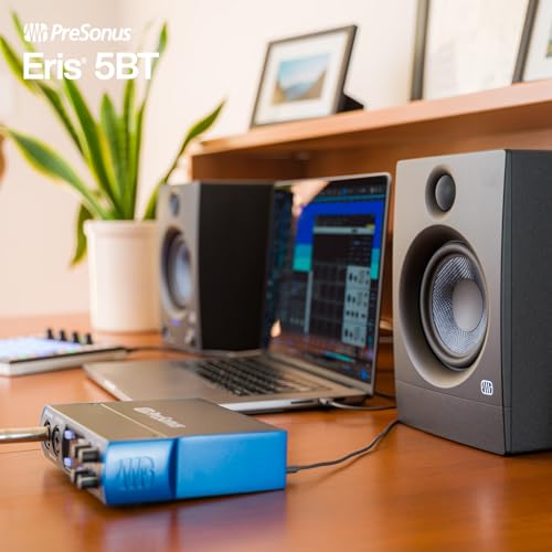 Bluetooth Studio Monitors, Pair — Powered, Active Monitor Speakers Z255633