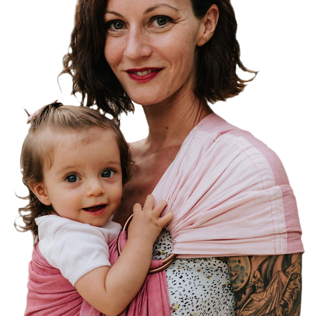 Bamboo and Linen Ring Sling Baby Carrier F101597