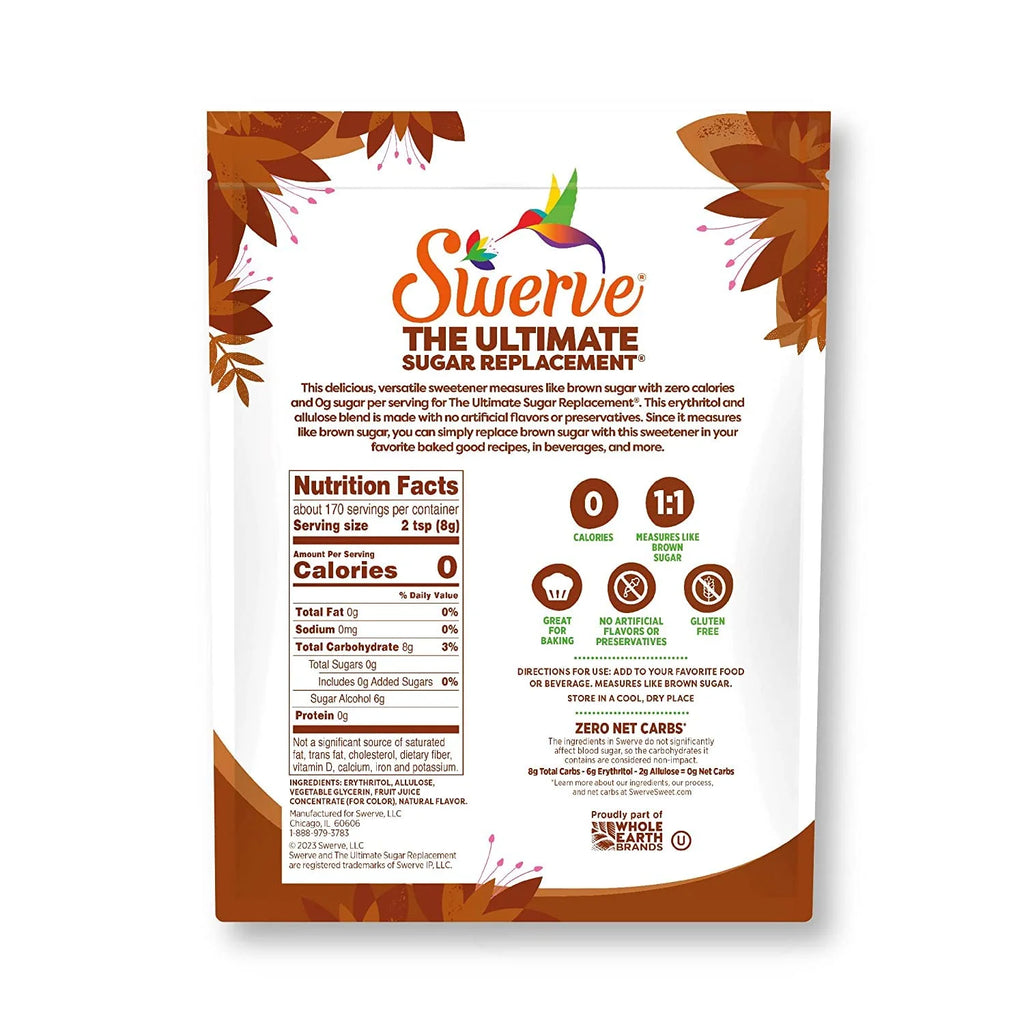 Brown Sugar Replacement Sweetener, 48oz F10138