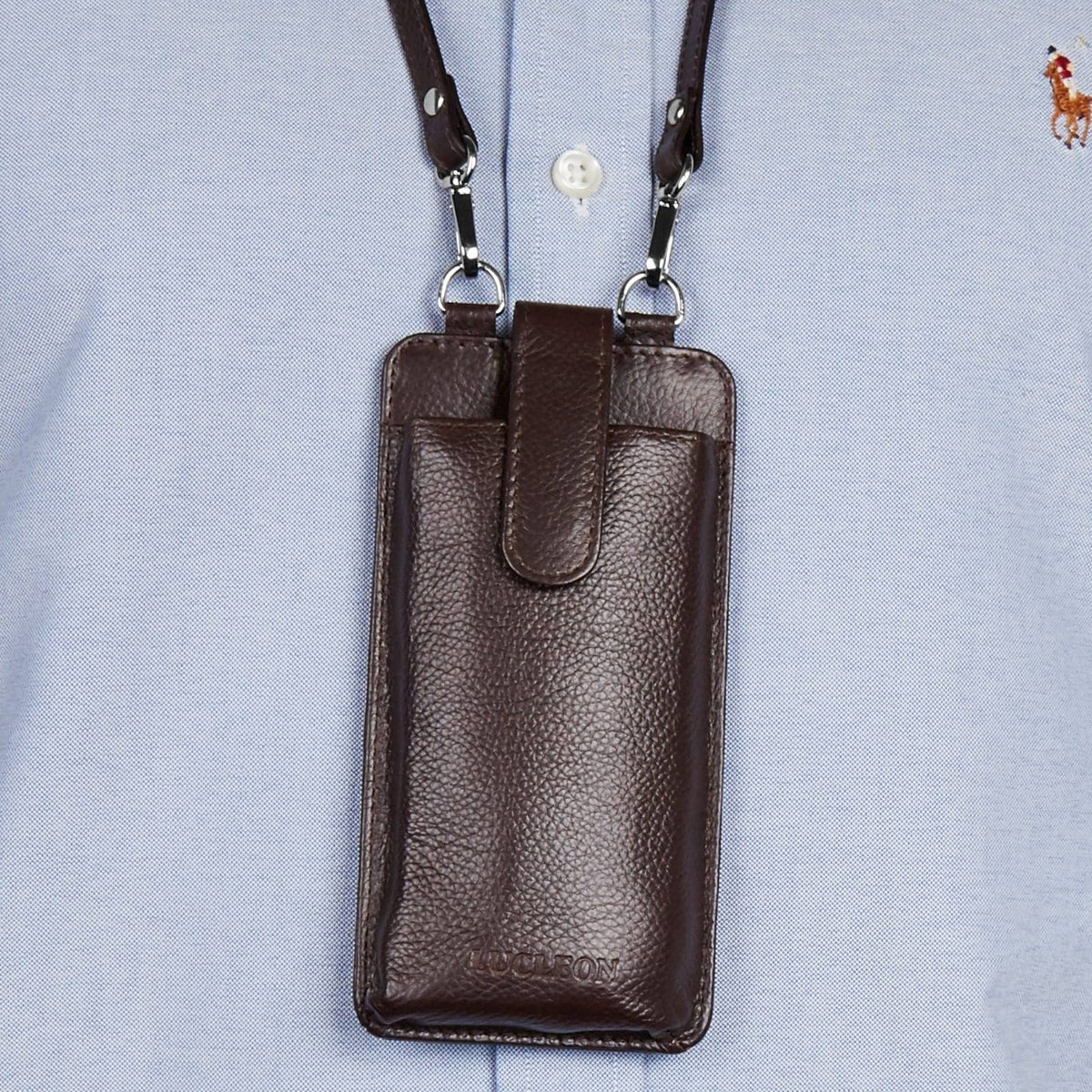 Brown Leather Card Holder V62678