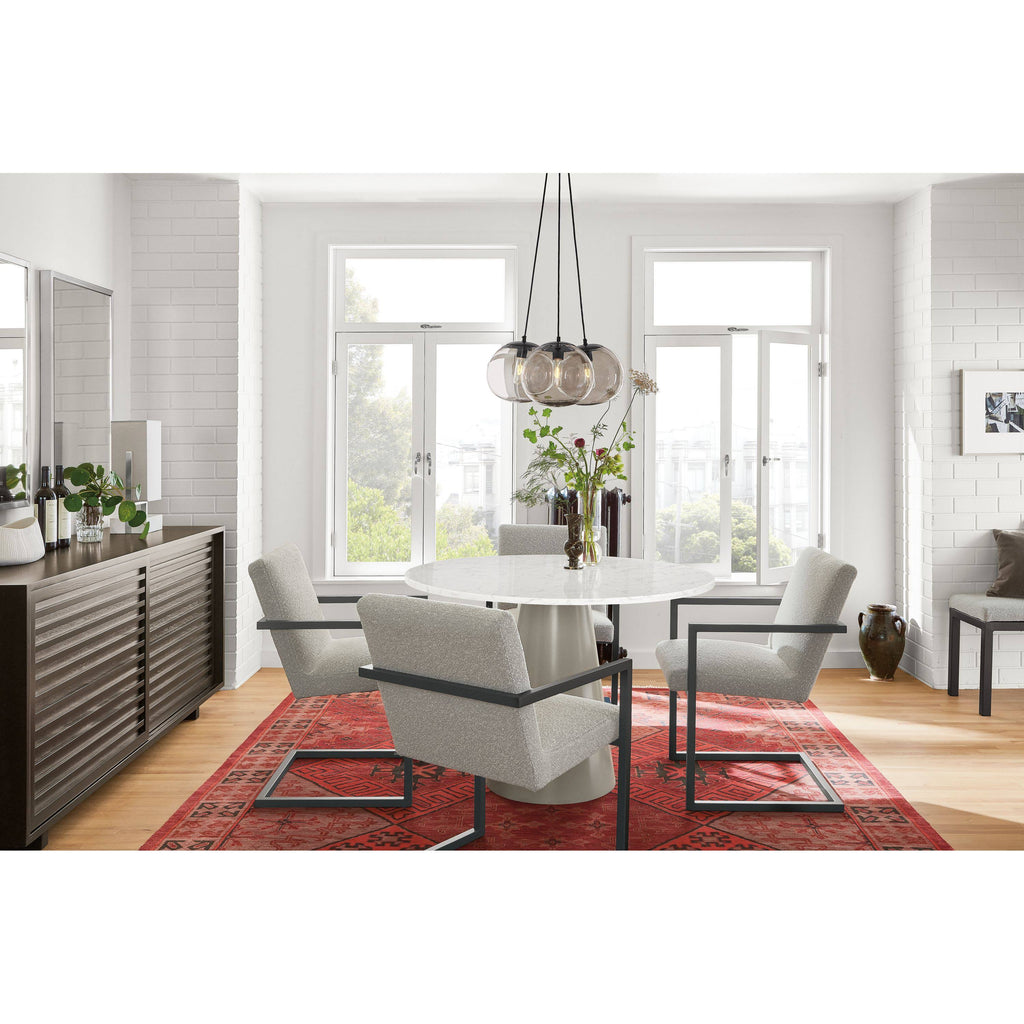 Clear Tempered Glass Round Table I4197