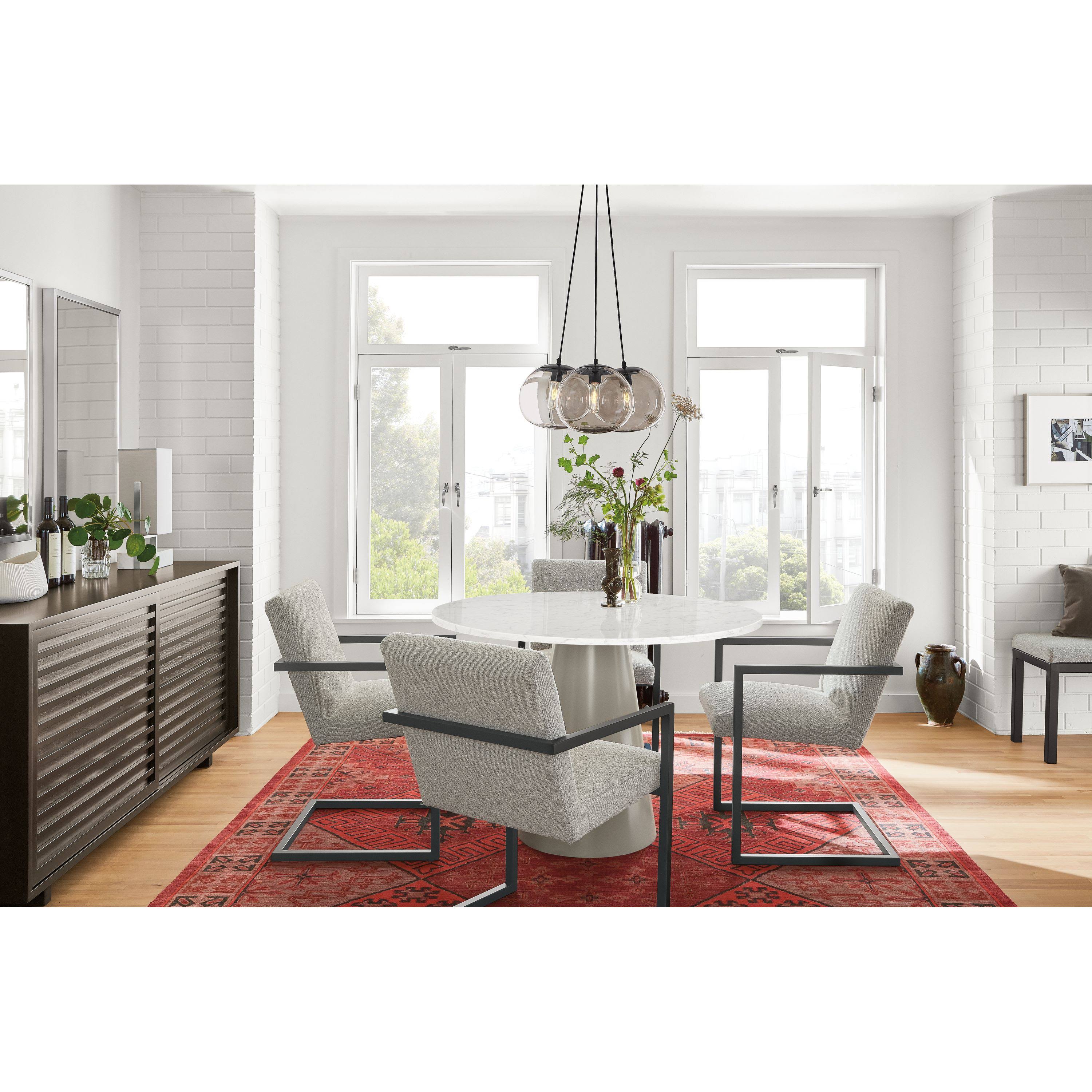 Clear Tempered Glass Round Table I4197