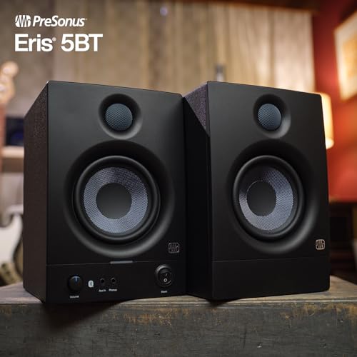 Bluetooth Studio Monitors, Pair — Powered, Active Monitor Speakers Z255633