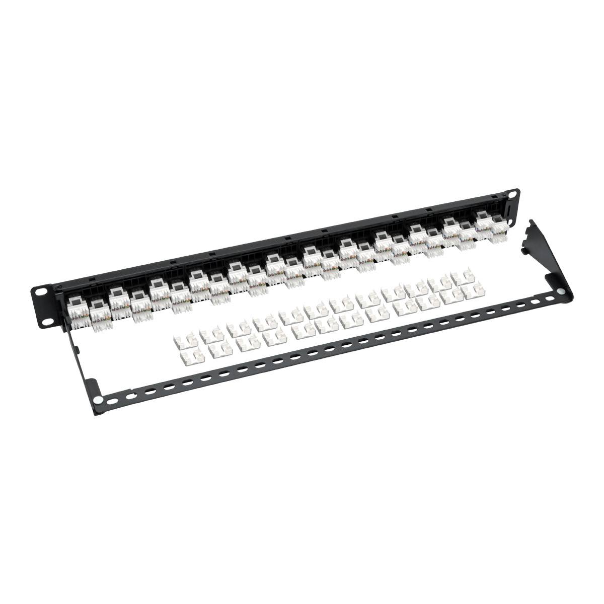 24-Port Cat6a Cat6 Cat5e Patch Panel J2953