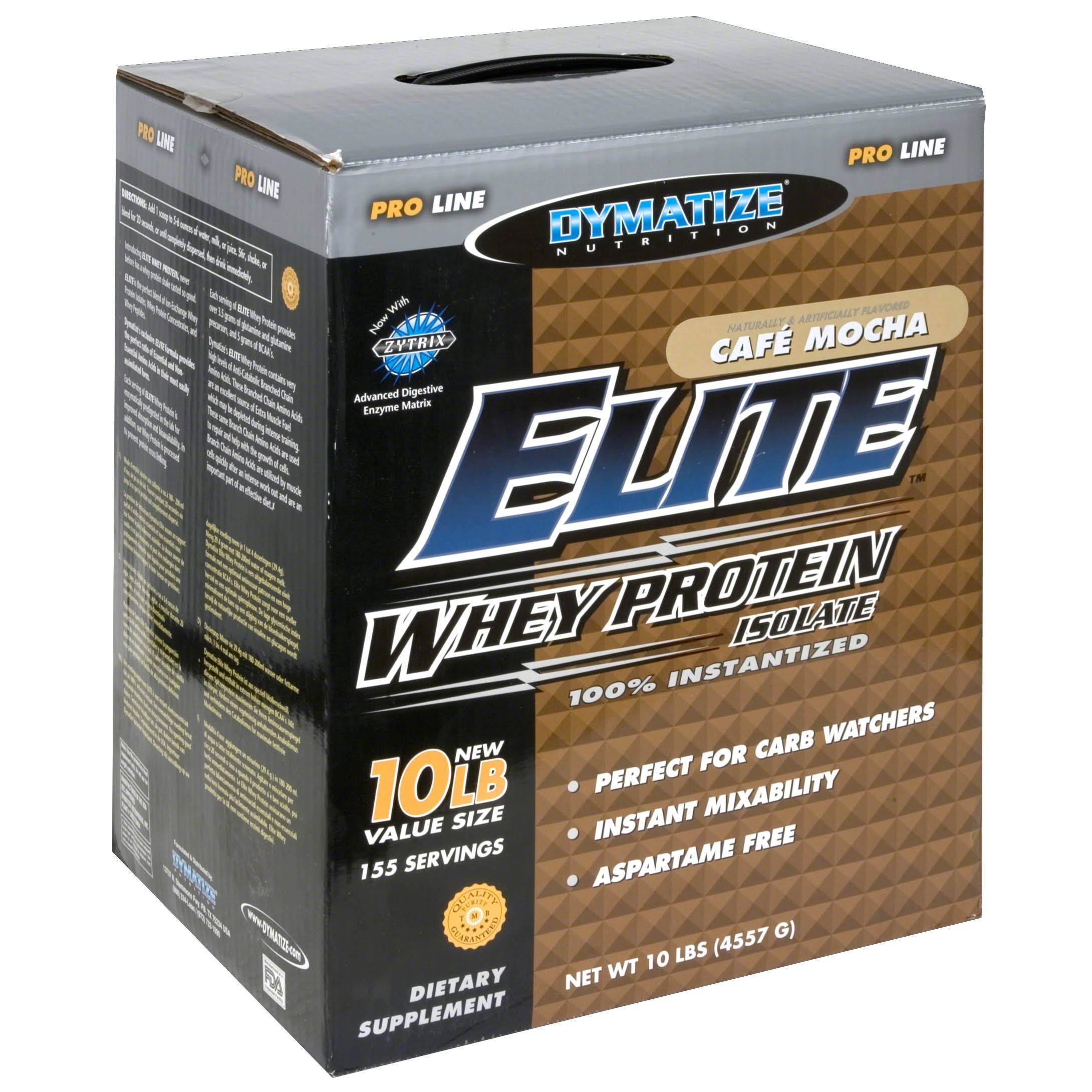 Cafe Mocha Whey Protein Isolate, 10 lb S446566