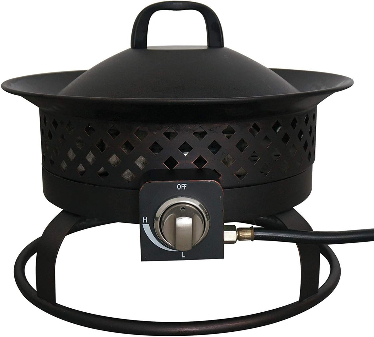 54,000 BTU Portable Steel Propane Gas Fire Pit F98232