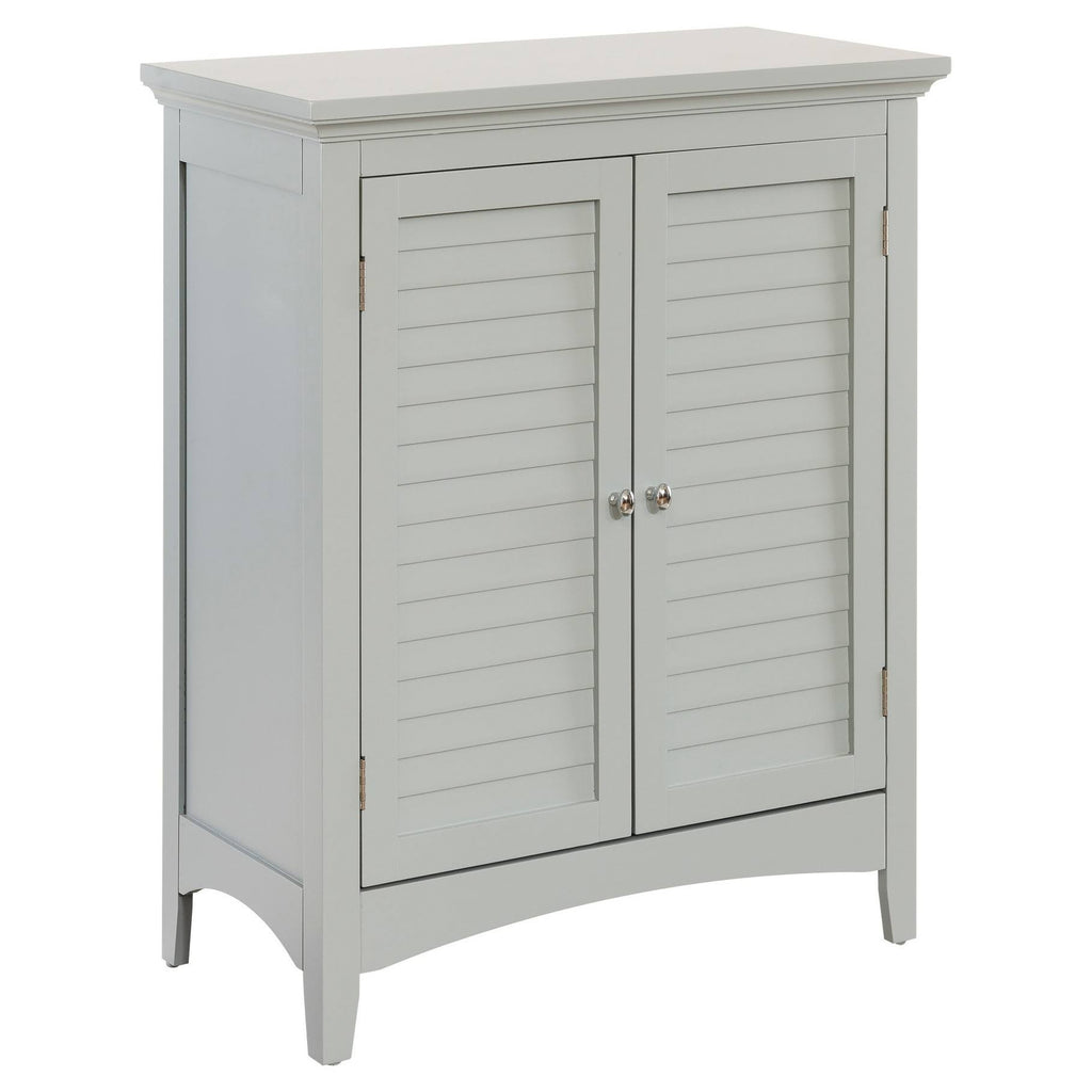 Gray Double Door Floor Cabinet Q17746