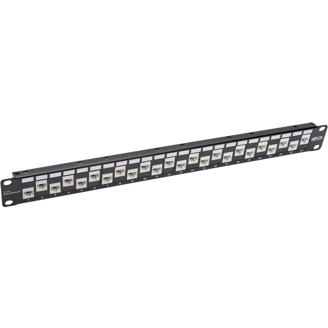 24-Port Cat6a Cat6 Cat5e Patch Panel J2953