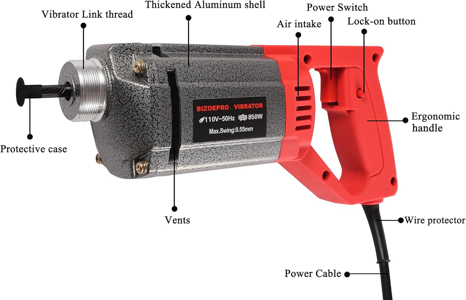 850W Electric Concrete Vibrator N876037