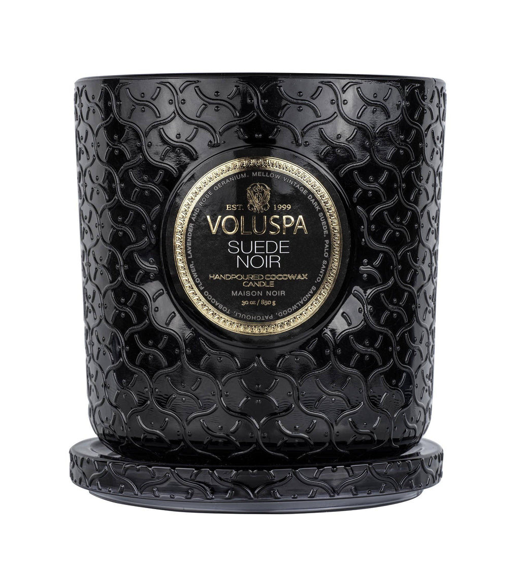 Black Suede Noir Luxe Candle E964340
