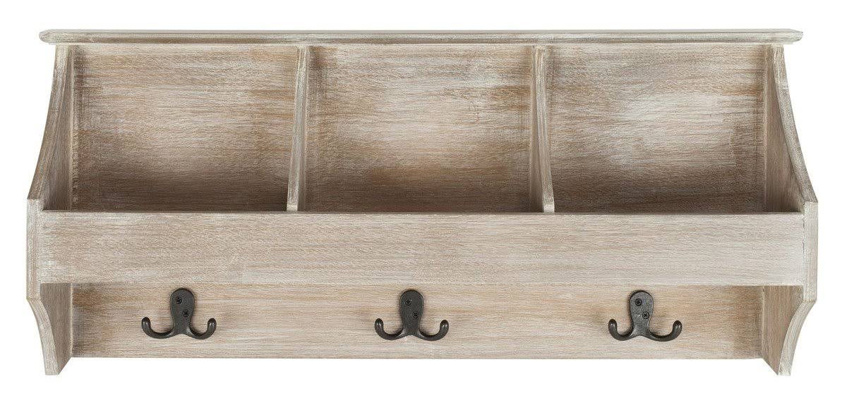 Black Hanging Storage Wall Rack Q141