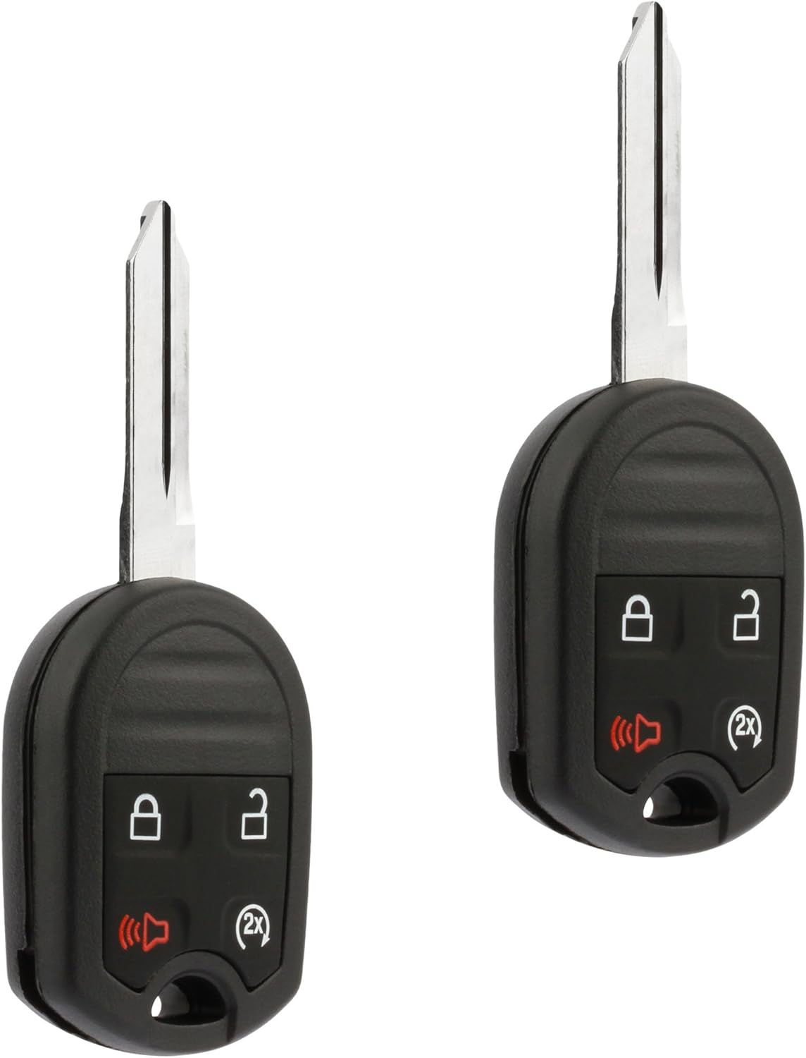 Keyless Entry Remote Start Car Key Fob Pack of 2 A378