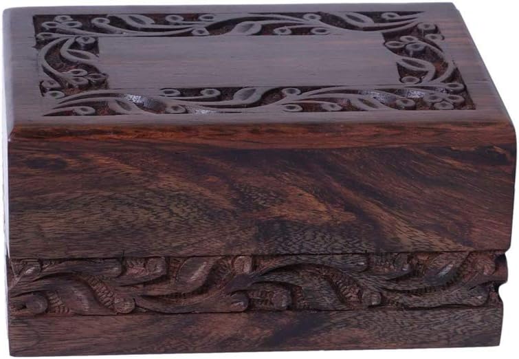Wooden Urn Box, Medium, 7 X 5 X 3.75 inch, Pack of 2 D211259
