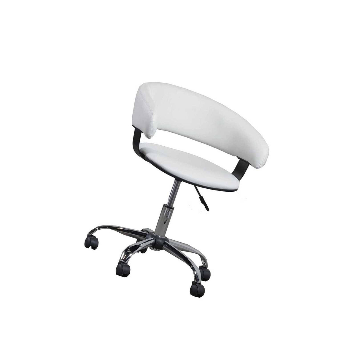 White Gas Lift Desk Chair B51165