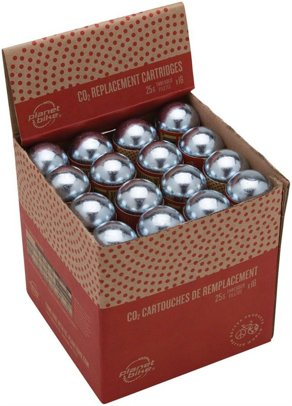25G Co2 Cartridges - Pack of 16 X123753