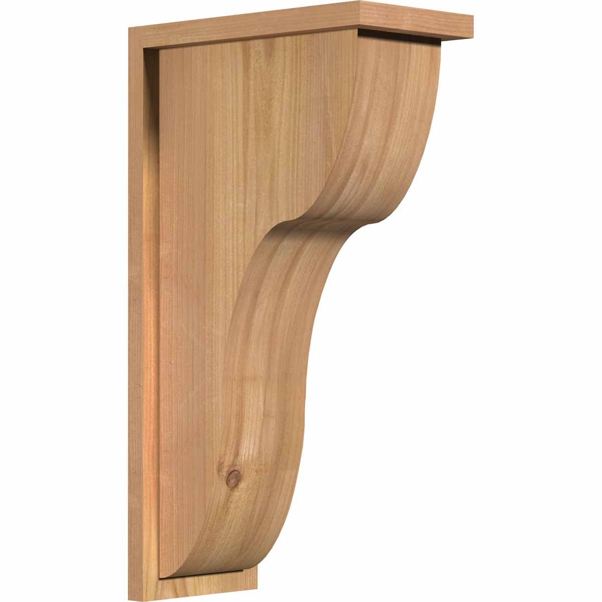 7 1/2x22W x 14x22D x 26x22H Western Red Cedar Corbel I98315