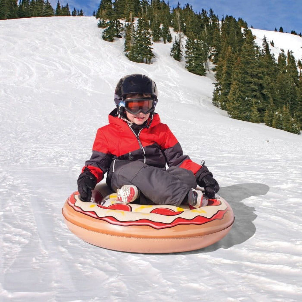 Giant Inflatable Pizza Snow Sled Inner Tube V8530