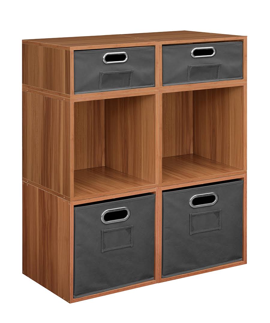 1 Half Cube/1 Full Cube Storage Set with Foldable Storage Bins V223994