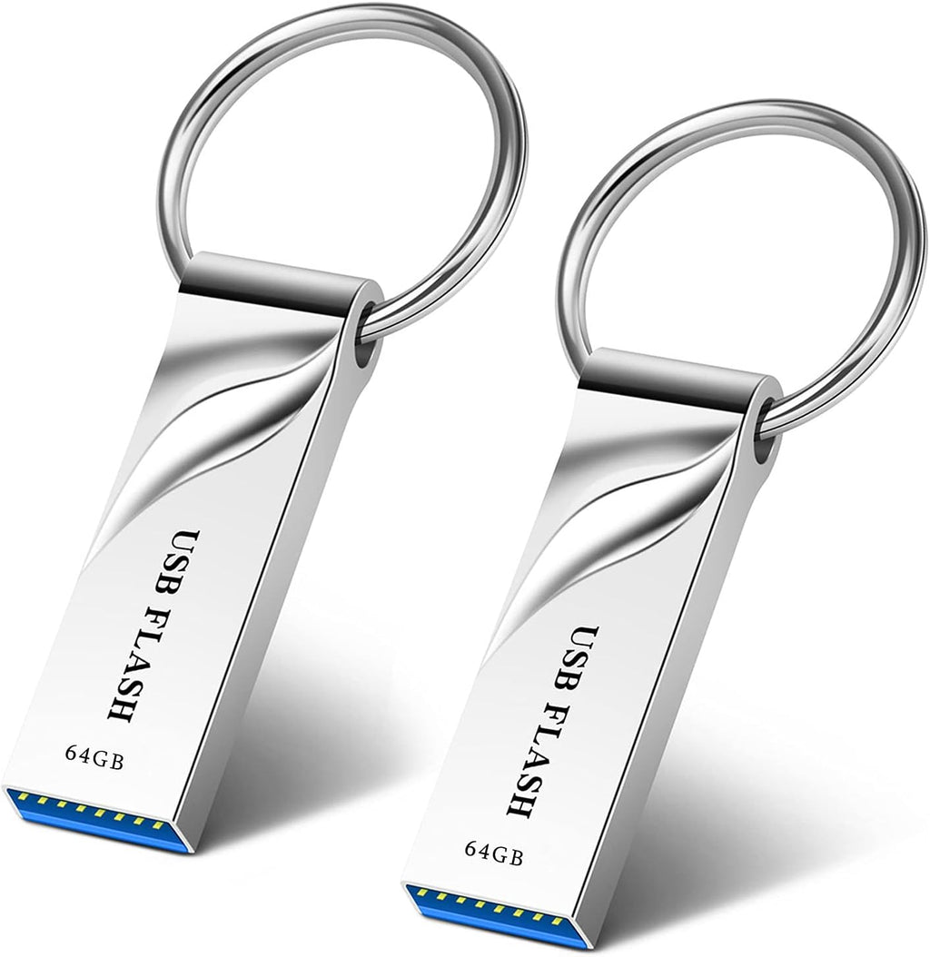 2Pack 2TB USB 3.0 Thumb Drive with Keychain W394018