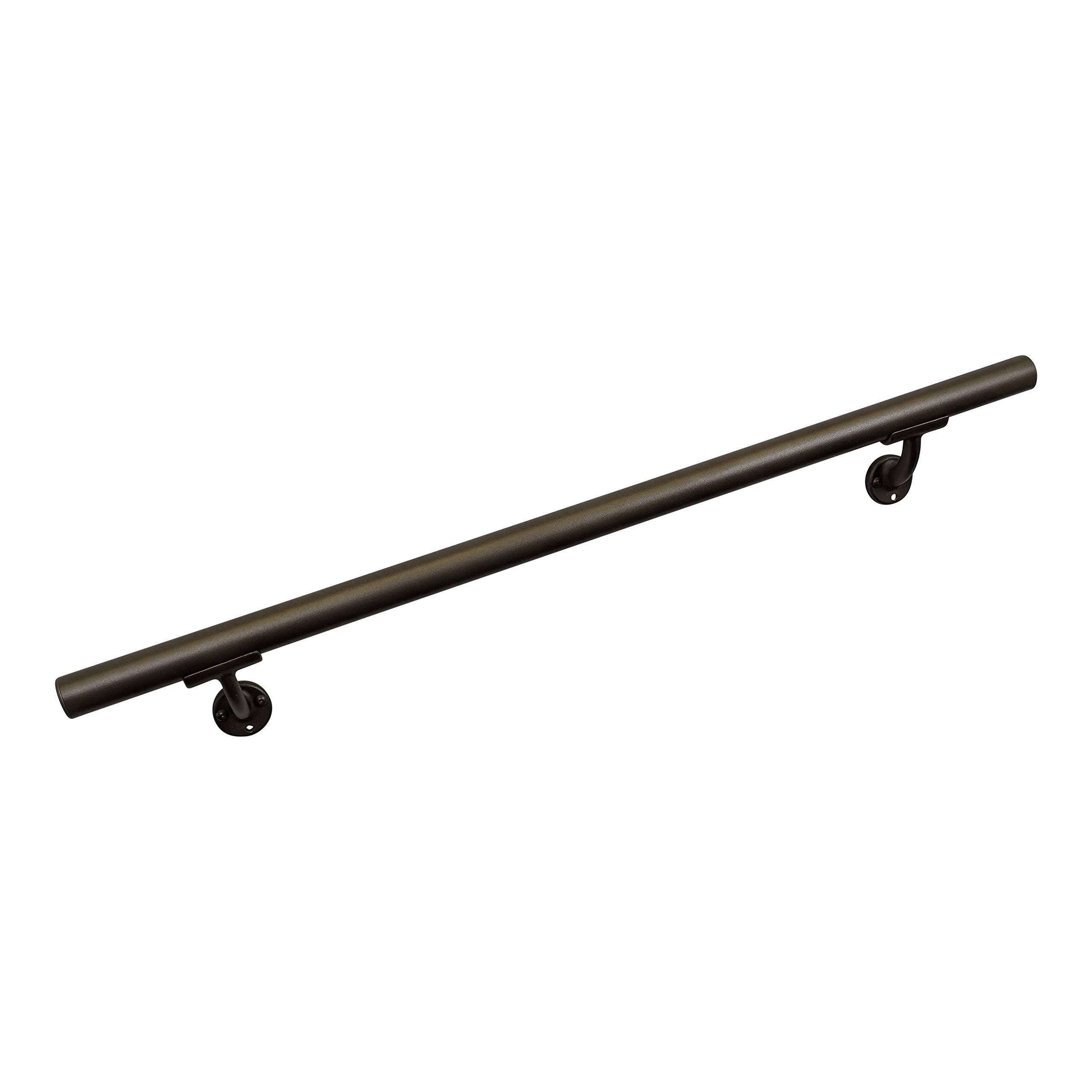 Bronze Sand Aluminum Handrail Section with Mounts G734250