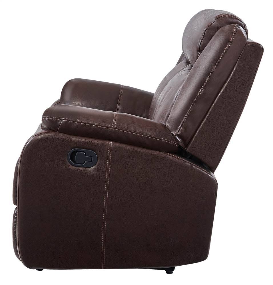 Brown Reclining Loveseat X522