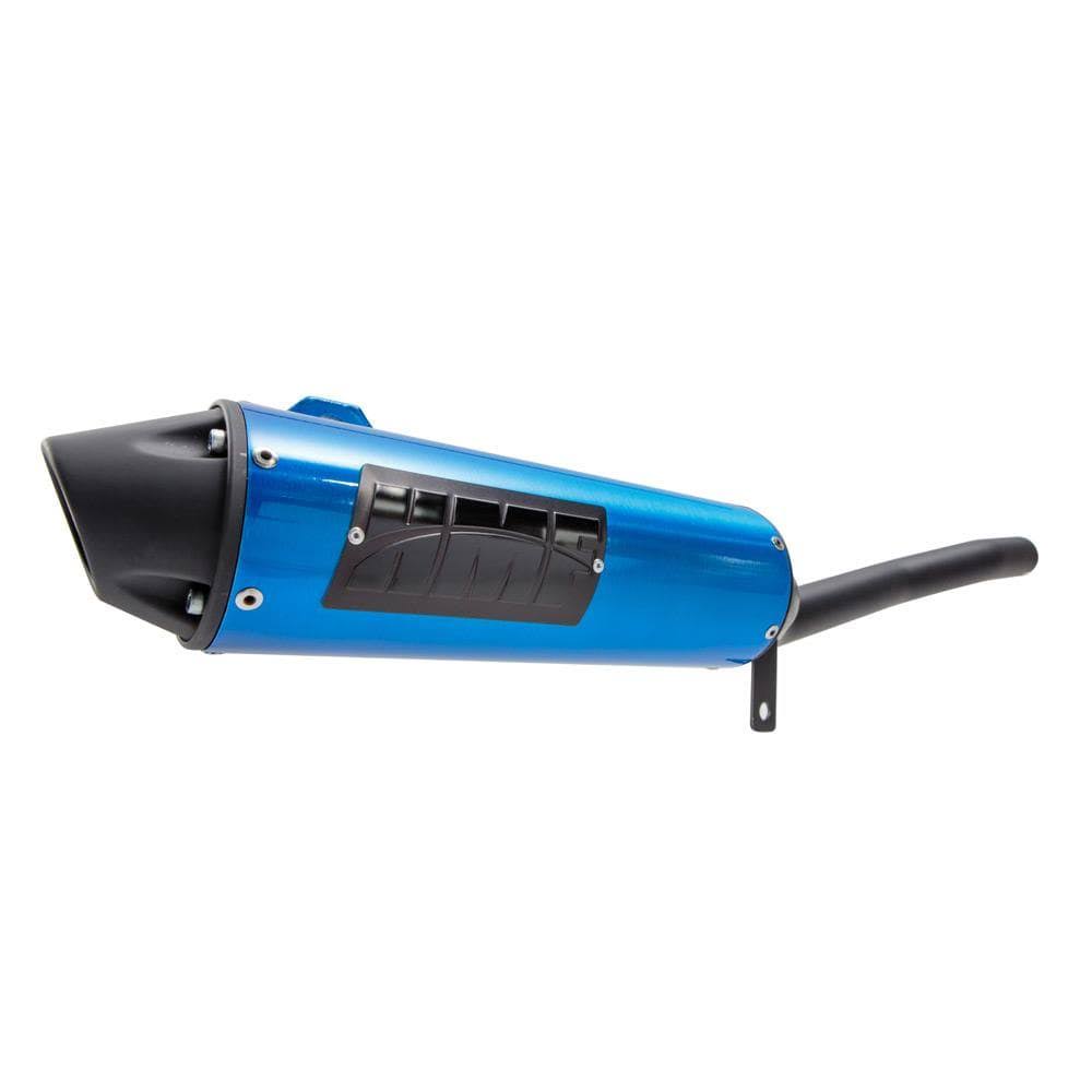 Gray Slip-On Exhaust for Yamaha Warrior 87-04 H509