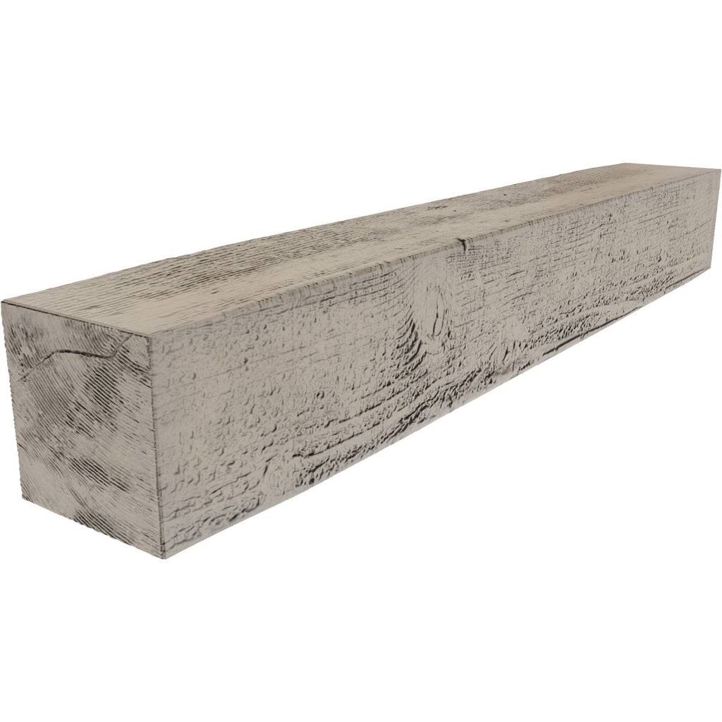 Rough Sawn Faux Wood Fireplace Mantel C416204