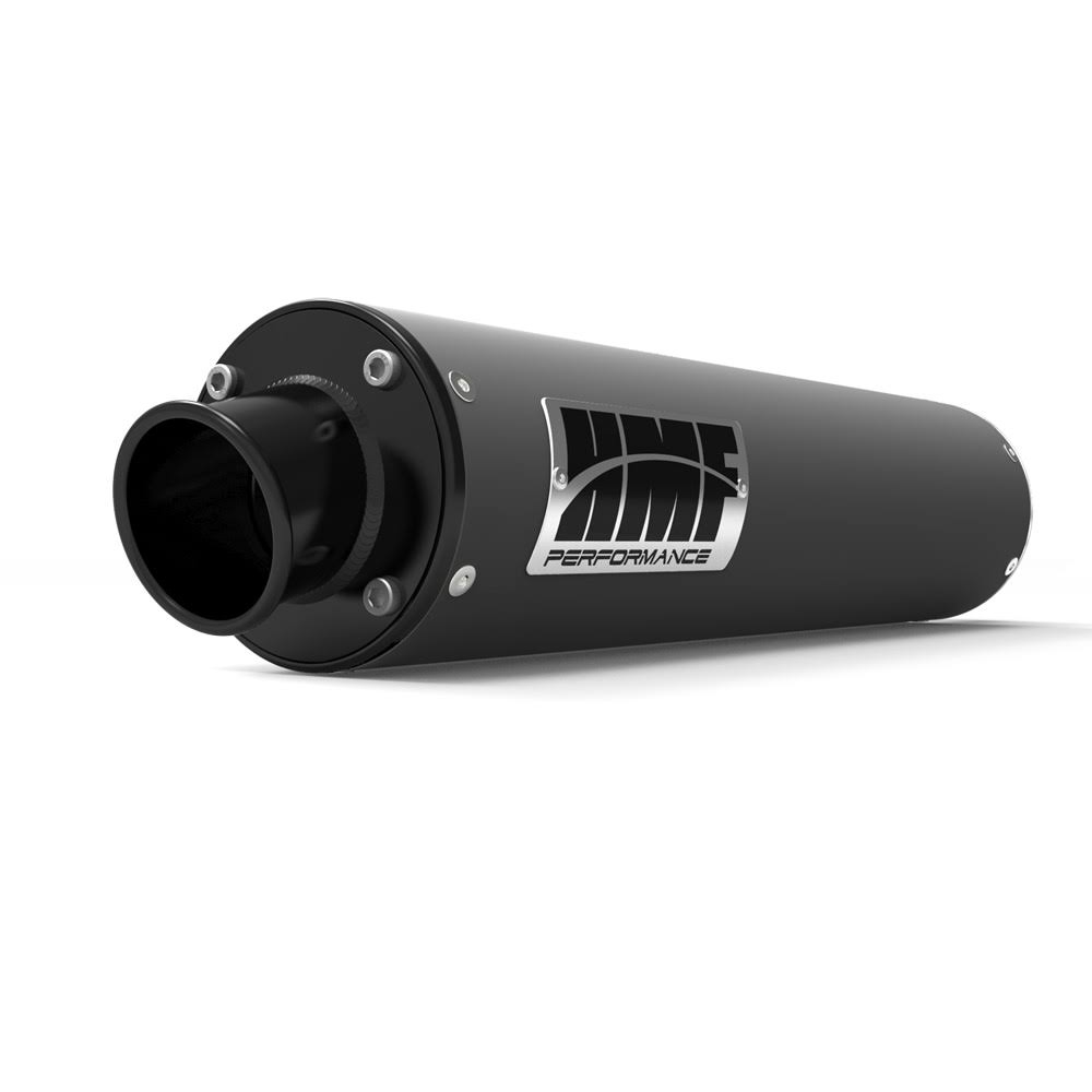 Gray Slip-On Exhaust for Yamaha Warrior 87-04 H509