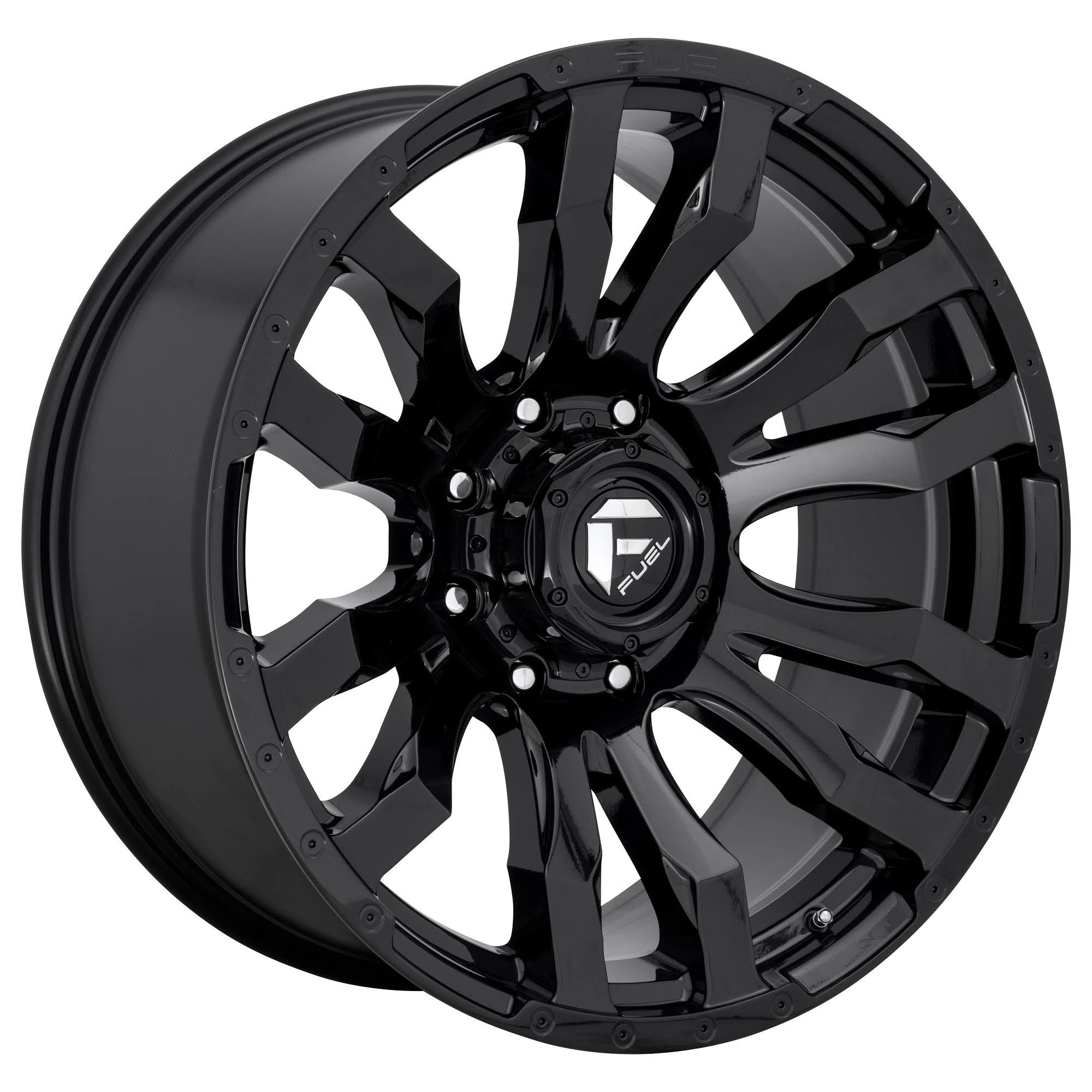 Black Wheel Fuel Blitz D675 8x180 20 W293