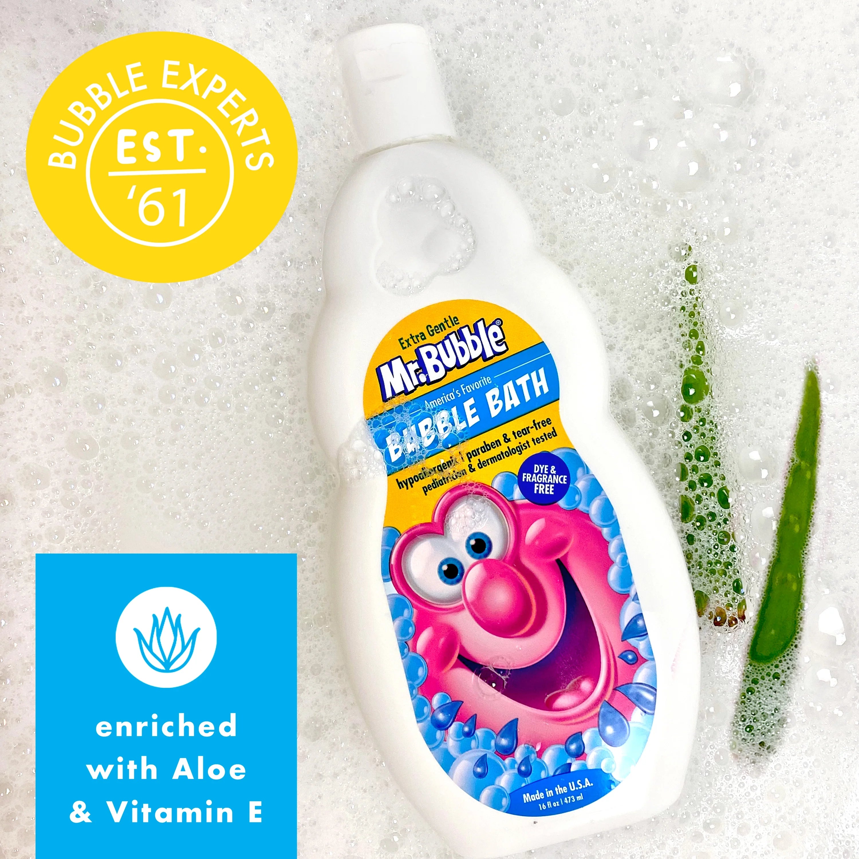 Fragrance Free Bubble Bath for Children, 16 fl oz, 2 Pack F7664