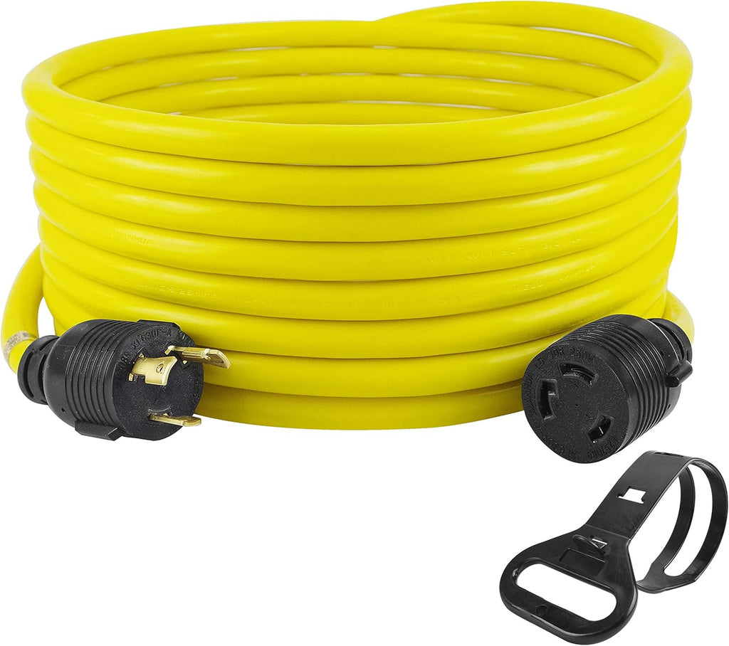 L6-30P/L6-30R SJTW 10 Gauge Generator Power Cord, 10FT, Pack of 2 V681153
