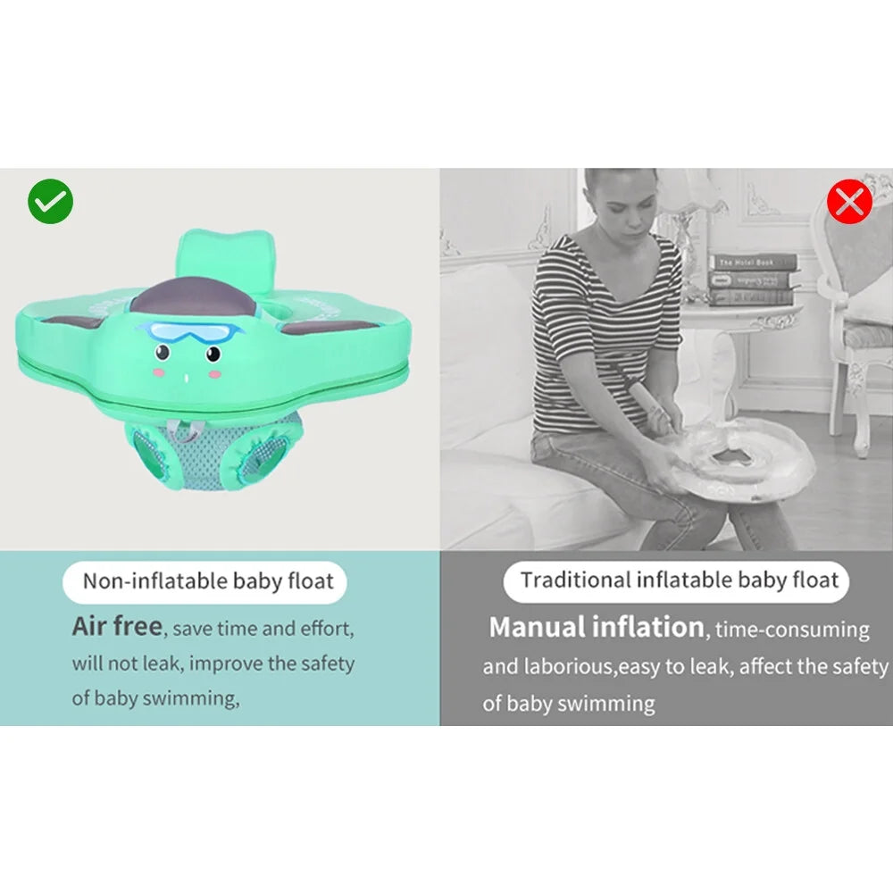 Non-Inflatable Baby Pool Seat Float with Safety Seat W630