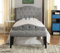 Gray Twin Size Headboard J175