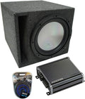 Single 12 Sub Box & CXA800.1 Car Stereo Bundle C3998