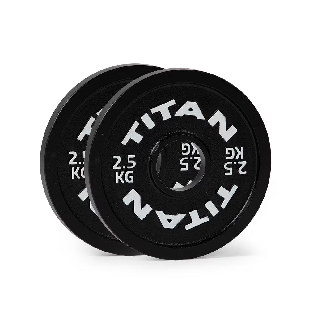 2.5 KG Olympic Calibrated Steel Powerlifting Plates, Sold in Pair H130