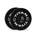 2.5 KG Olympic Calibrated Steel Powerlifting Plates, Sold in Pair H130