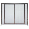 Flat Screen with Full Height Doors in Burnished Bronze C187509
