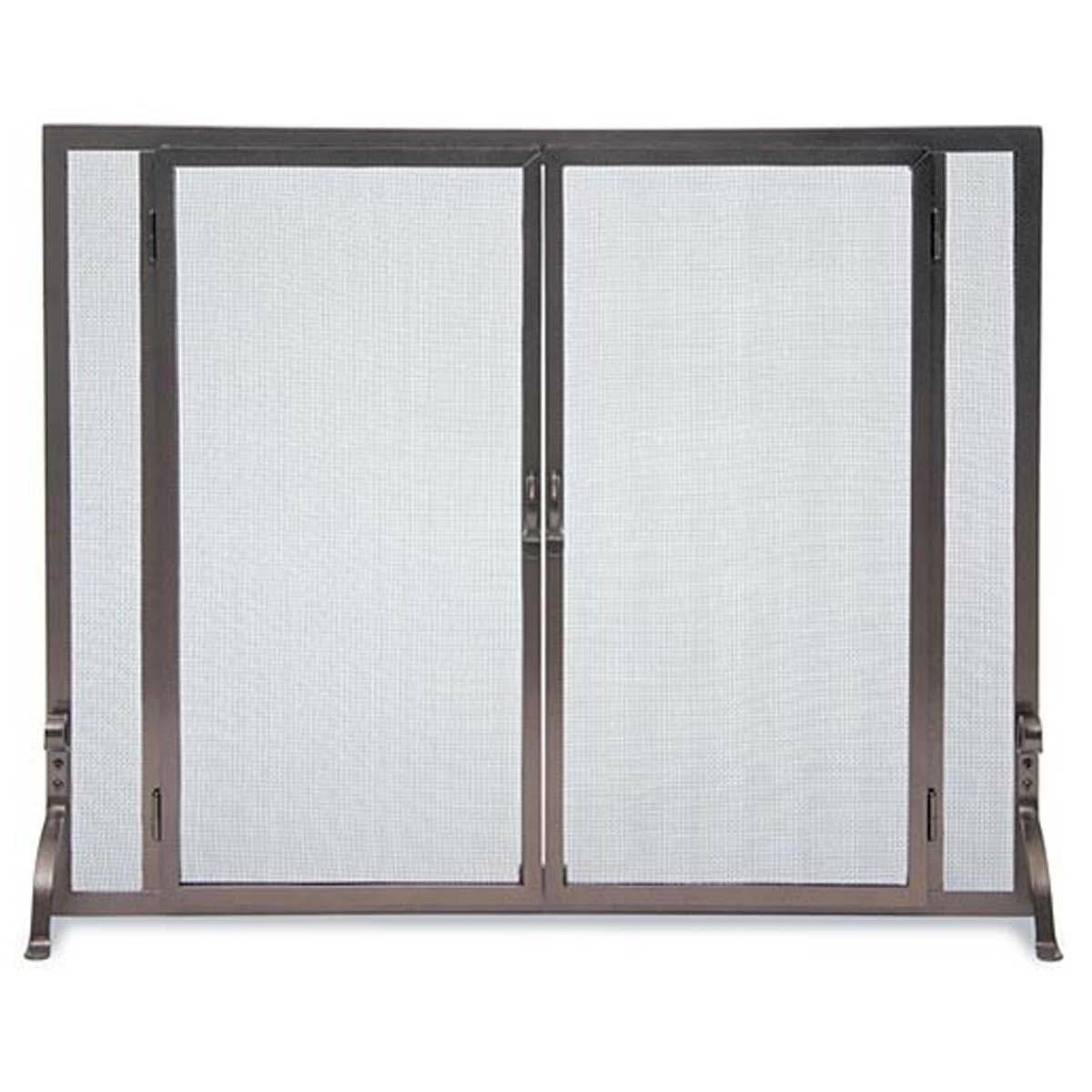 Flat Screen with Full Height Doors in Burnished Bronze C187509