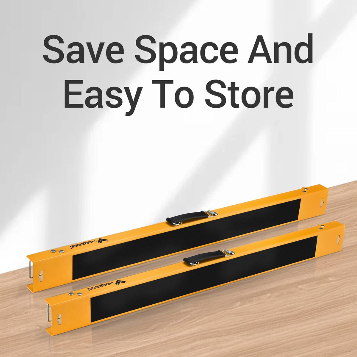 Twin Pack Portable Folding Sawhorse, 275 LBS Capacity Each X4930