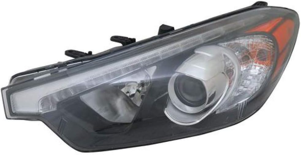Pair Driver and Passenger Side Halogen Headlight with LED Position Y42215