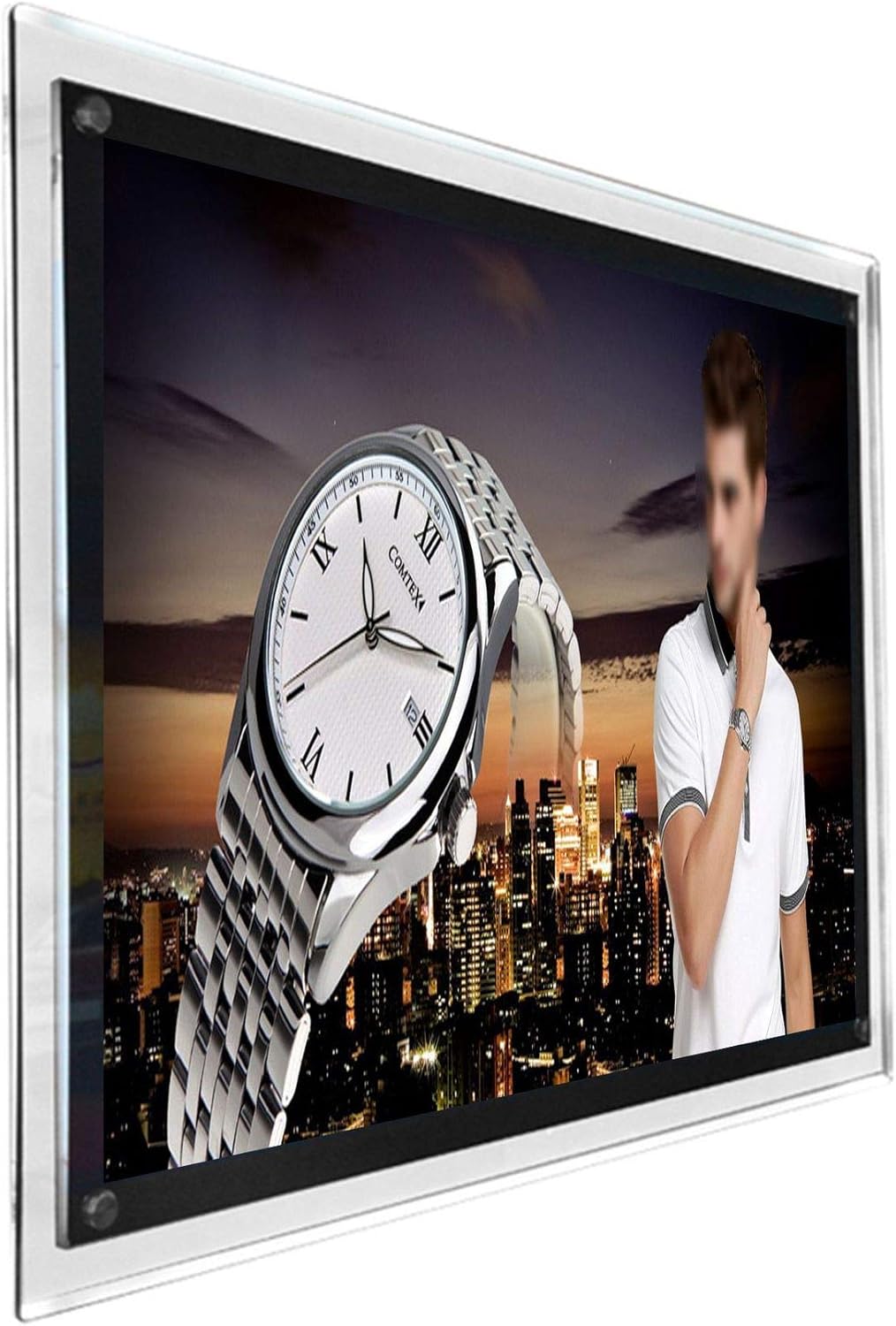 24X36 Inch Ultra Thin Wall Mounted Acrylic LED Light Box Sign Holder K19712