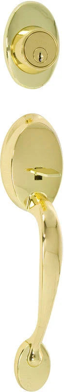 Single Cylinder Entrance Handleset, Satin Nickel H909907