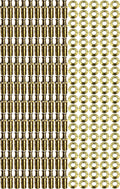 Brass Anchors with Beauty Collar Discs - 100 Pack L4680