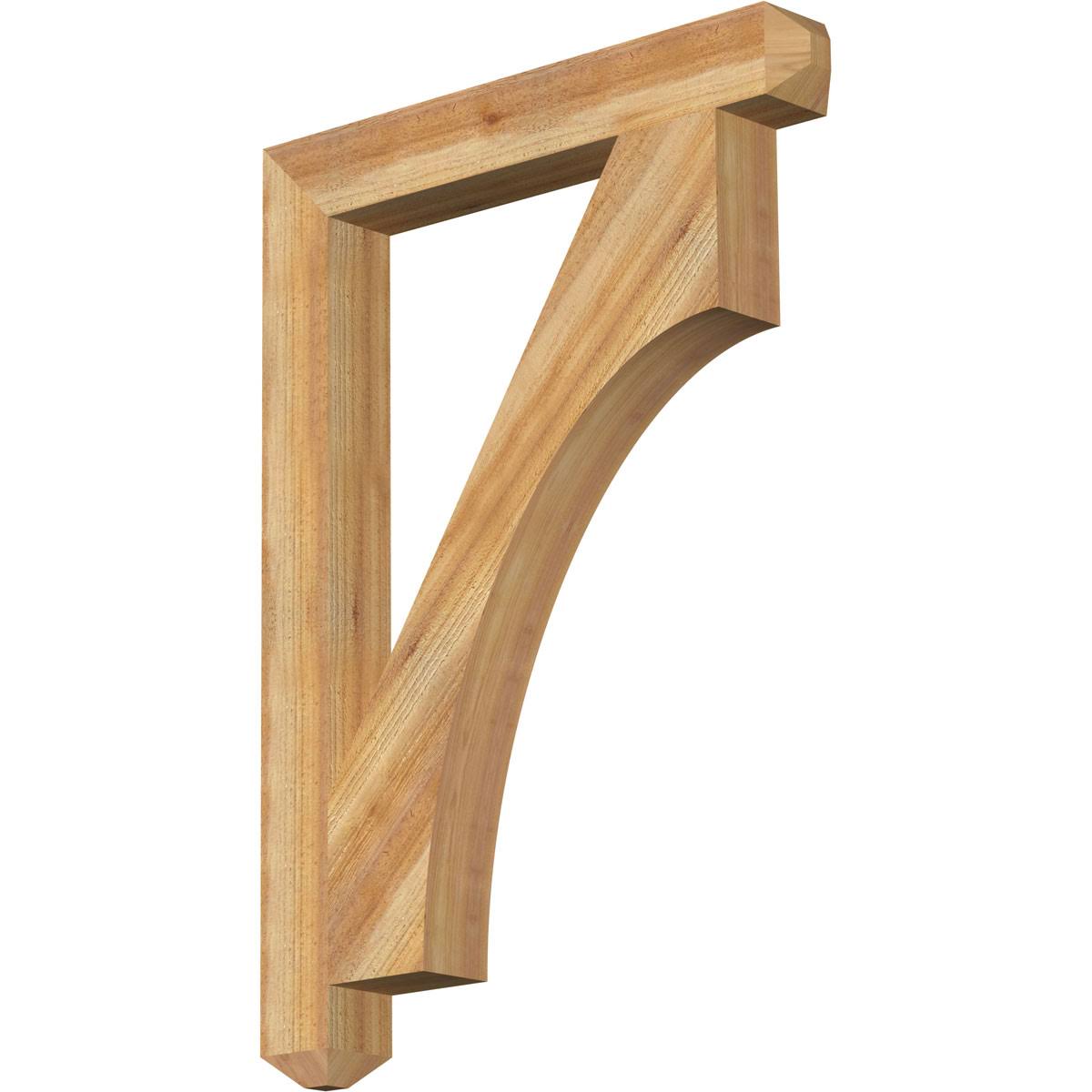 Rough Sawn Western Red Cedar Bracket L396