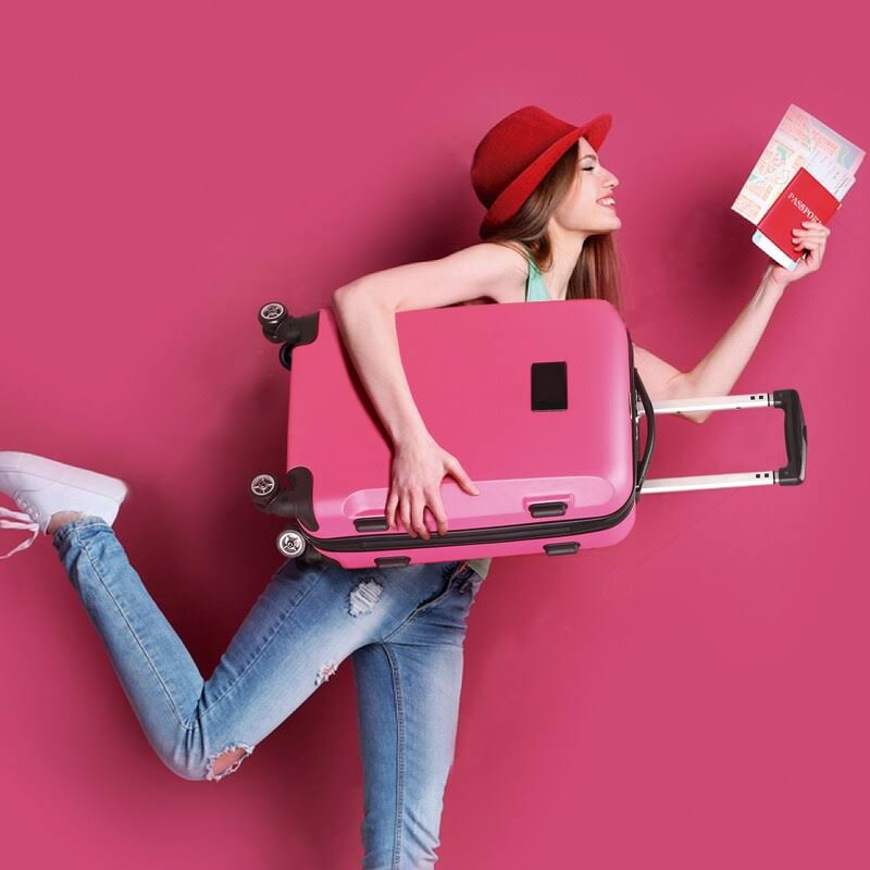 Pink Carry-On Hardcase Spinner Z6515