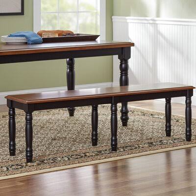 Almond/Wheat Wooden Bench E9927