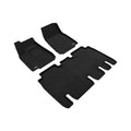 Black Floor Liner Set for Tesla Model X E711398